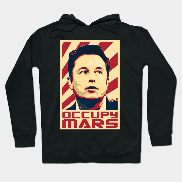 Occupy Mars Hoodie by Nerd_art